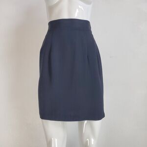 Vintage 90's Black Mini Pencil Skirt